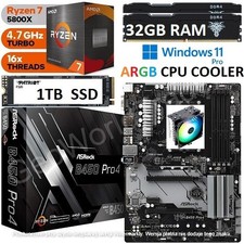 AMD Ryzen 7 5800X + 32GB RAM +