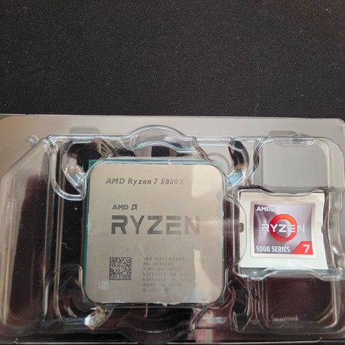 Amd ryzen 5800x - 7, cpu