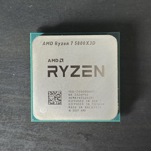 Amd ryzen 5800x3d core - ryzen,
