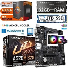 AMD Ryzen 7 5800X + 32GB RAM +