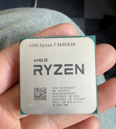 Amd ryzen 5800x3d core 16 - 5800x3d, 8-core