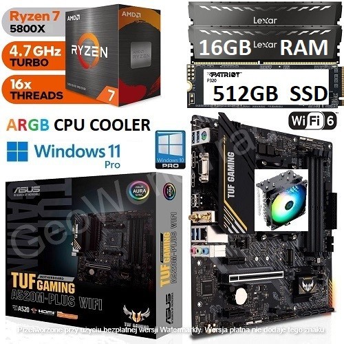 Amd ryzen 5800x 16gb ram - amd,