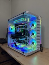 Powerful White Gaming PC: RTX