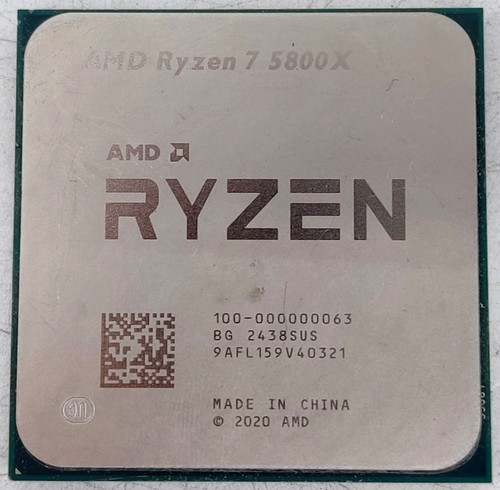 Amd ryzen 5800x - 7, cpu