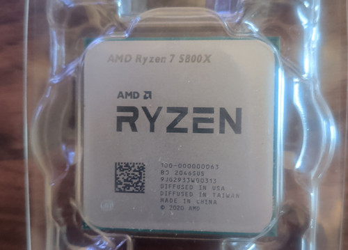 Amd ryzen 5800x - 7,