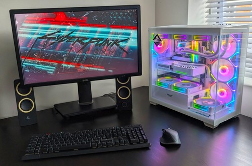 White high end gaming - white,